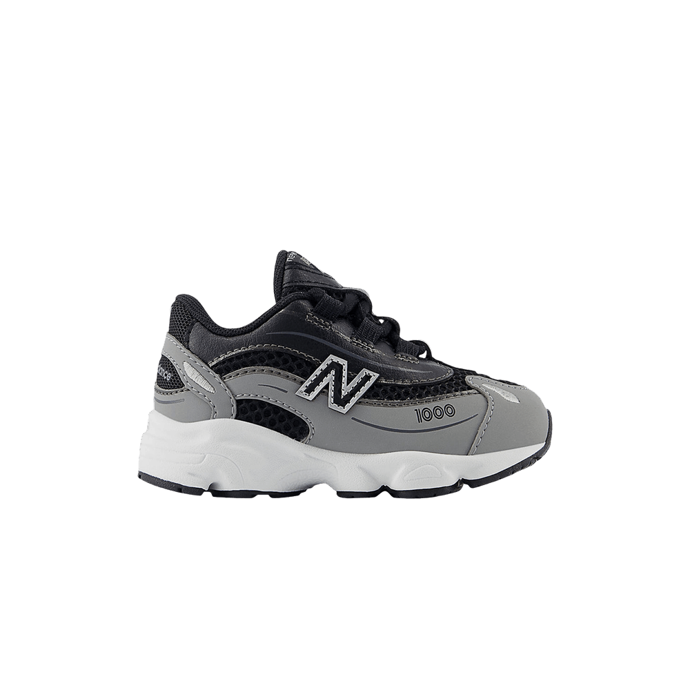 Кроссовки New Balance 1000 Bungee Lace Toddler 'Slate Grey Black'