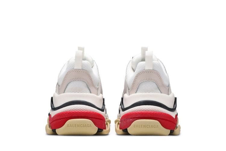 Кроссовки Balenciaga Wmns Triple S Sneaker 'White Black Red' 2019