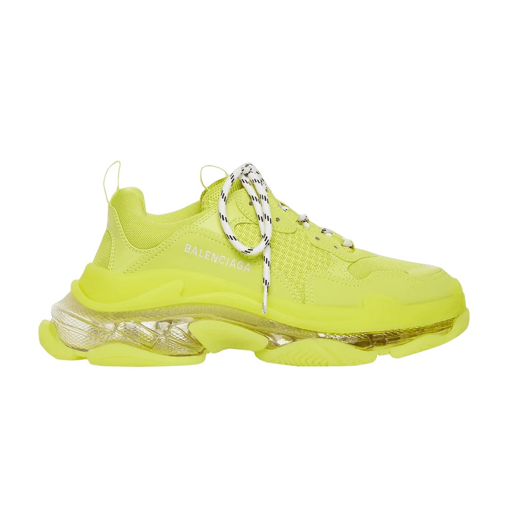 Кроссовки Balenciaga Triple S Sneaker 'Clear Sole - Fluo'