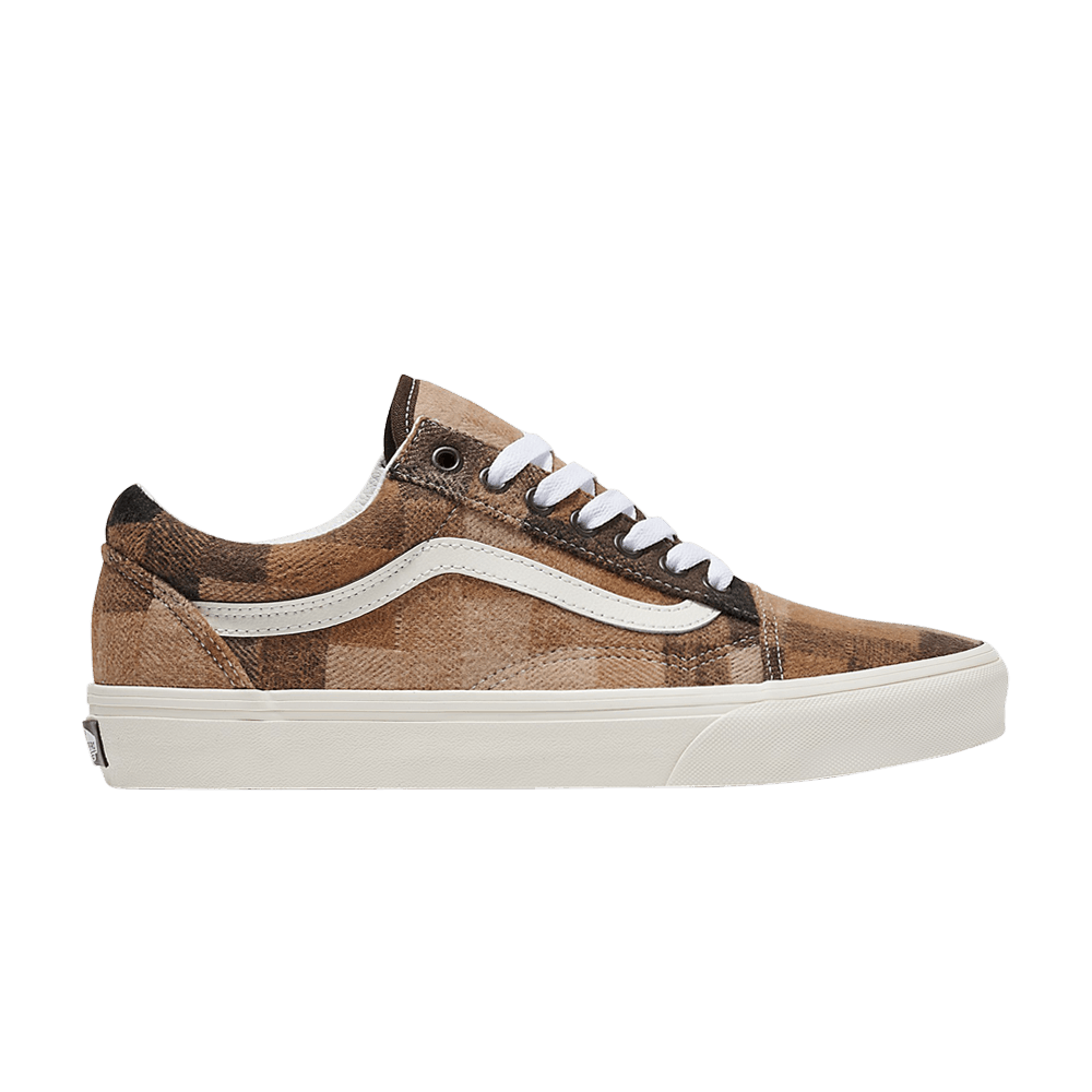 Кроссовки Vans Old Skool 'Checkerboard Sweater - Brown'