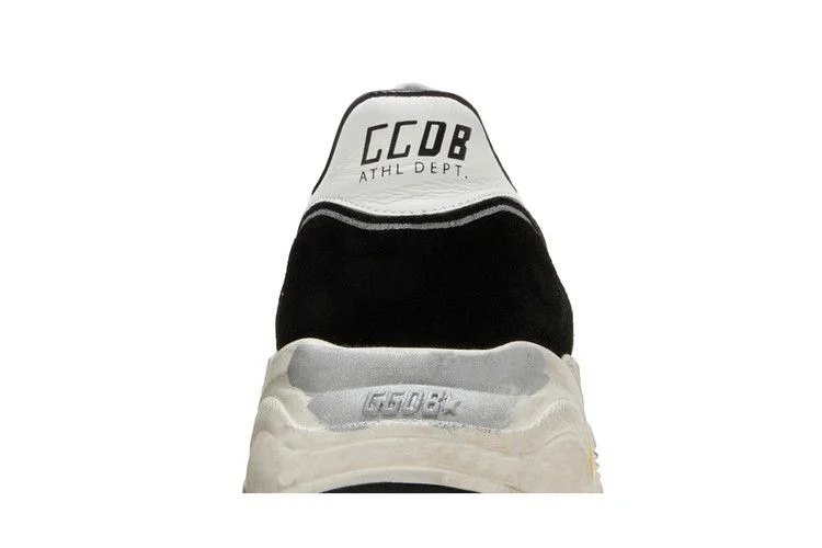Кроссовки Golden Goose Running Sole 'Black Silver'