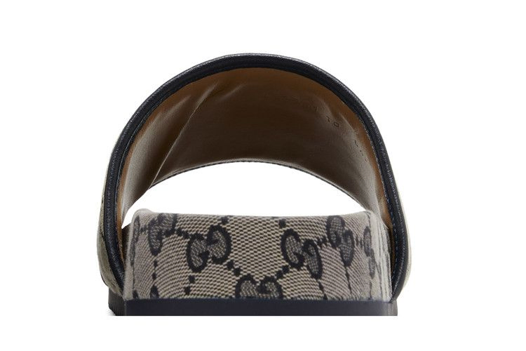Сандалии Gucci GG Slide Sandal 'Beige Blue Monogram'