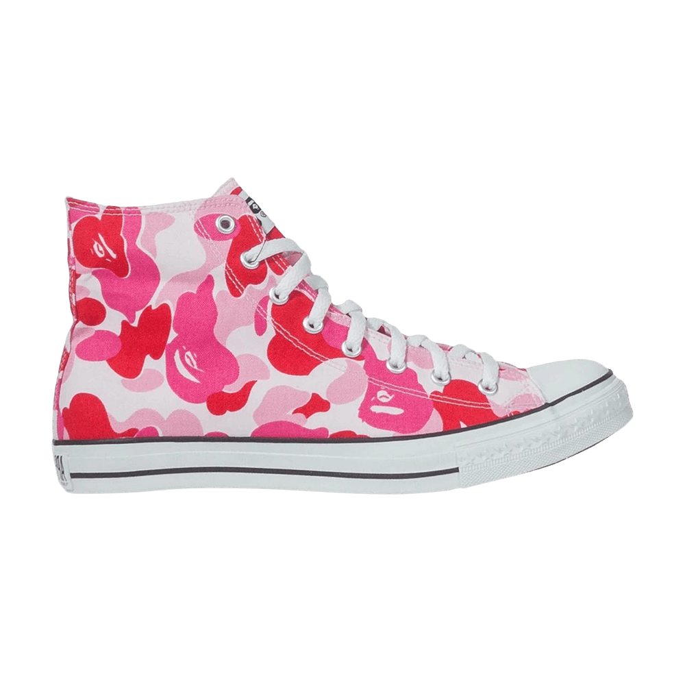Кроссовки Wmns Bapesta High 'ABC Camo - Pink'