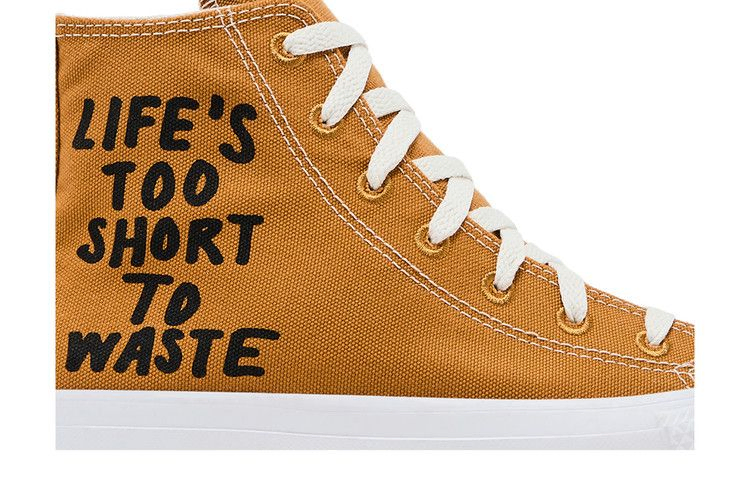 Кроссовки Converse Chuck Taylor All Star Hi Renew 'Life's Too Short To Waste'