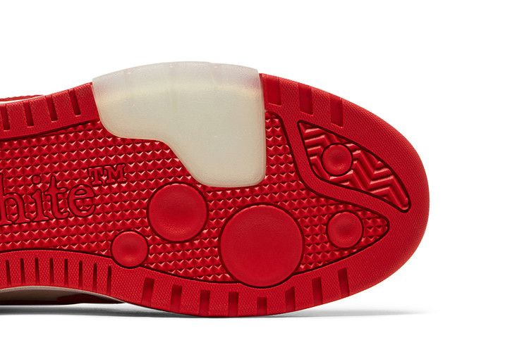 Кроссовки Off-White Out of Office 'Red White' 2024