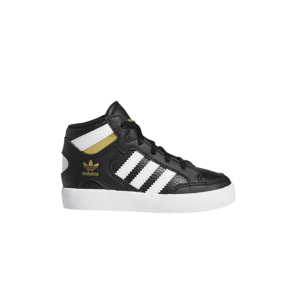 Кроссовки Adidas Hard Court High Infant 'Black Gold Metallic'