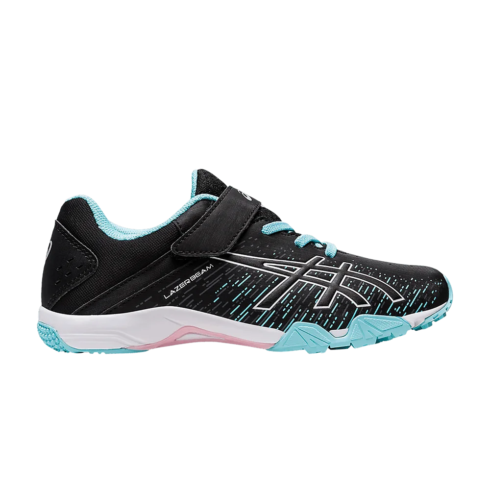 Кроссовки Asics Lazerbeam SH-MG GS 'Black White Aqua'