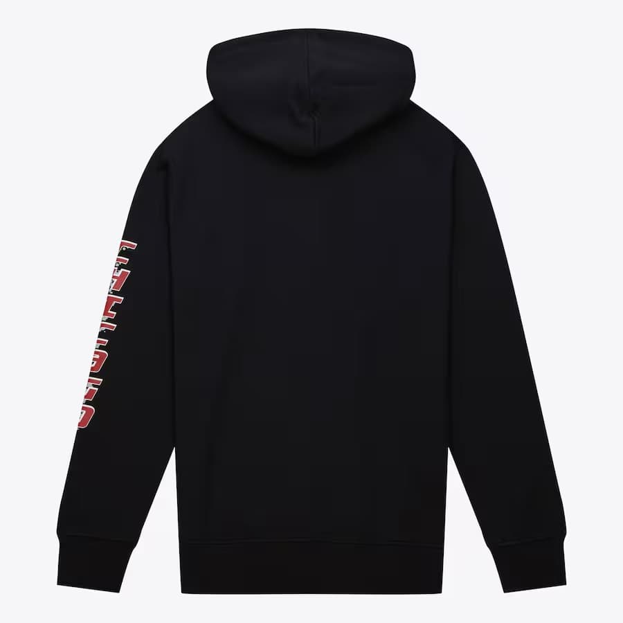 Худи Mitchell & Ness Black Chicago Bulls Big Face 7.0 Pullover Hoodie