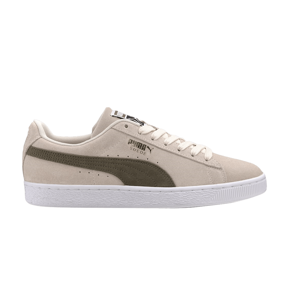 Кроссовки Puma Suede Classic 'Whisper White Olive'